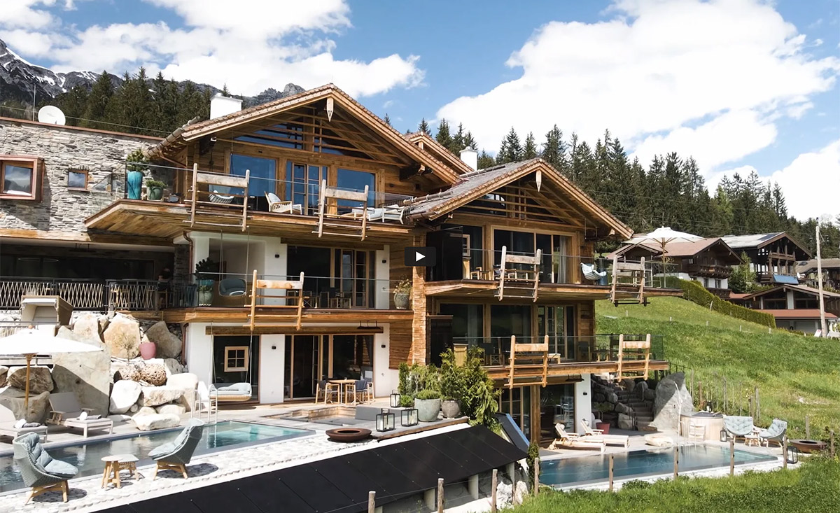 Video der exklusiven SENHOOG Chalets in Leogang