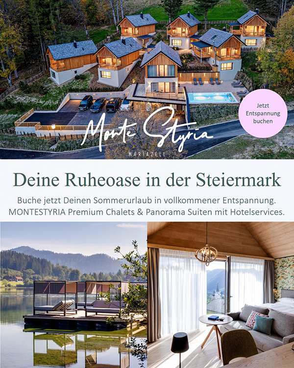 Montestyria Mariazell - Premium-Chalets Sommer-Aktivurlaub Mariazeller Land
